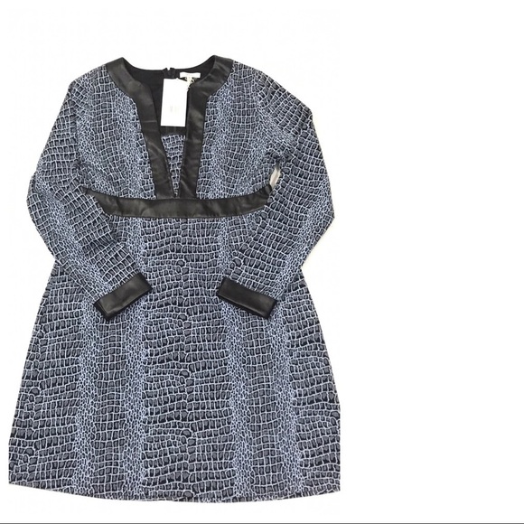 Tyler Boe Crocodile Snake Print Dress - Picture 1 of 8